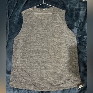 Gray Sleeveless Tank Top